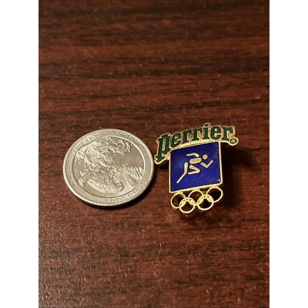 1984 Los Angeles Olympics Perrier Water Lapel‎ Hat Pin